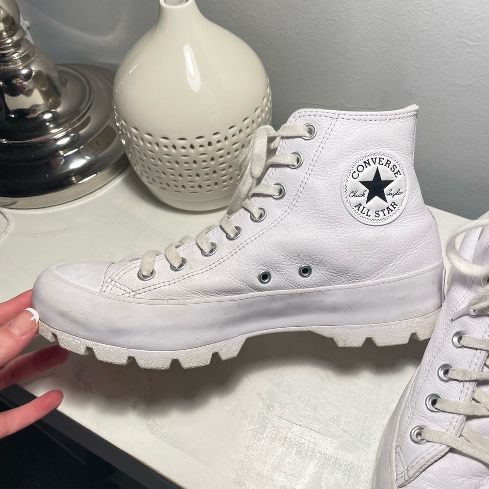 High top White Converse